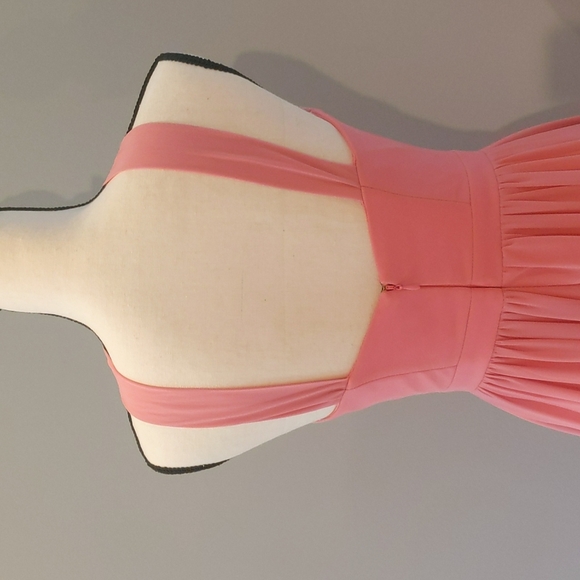 #LEVKOFF Halter Chiffon A-Line Gown - Size 4 - Picture 7 of 11